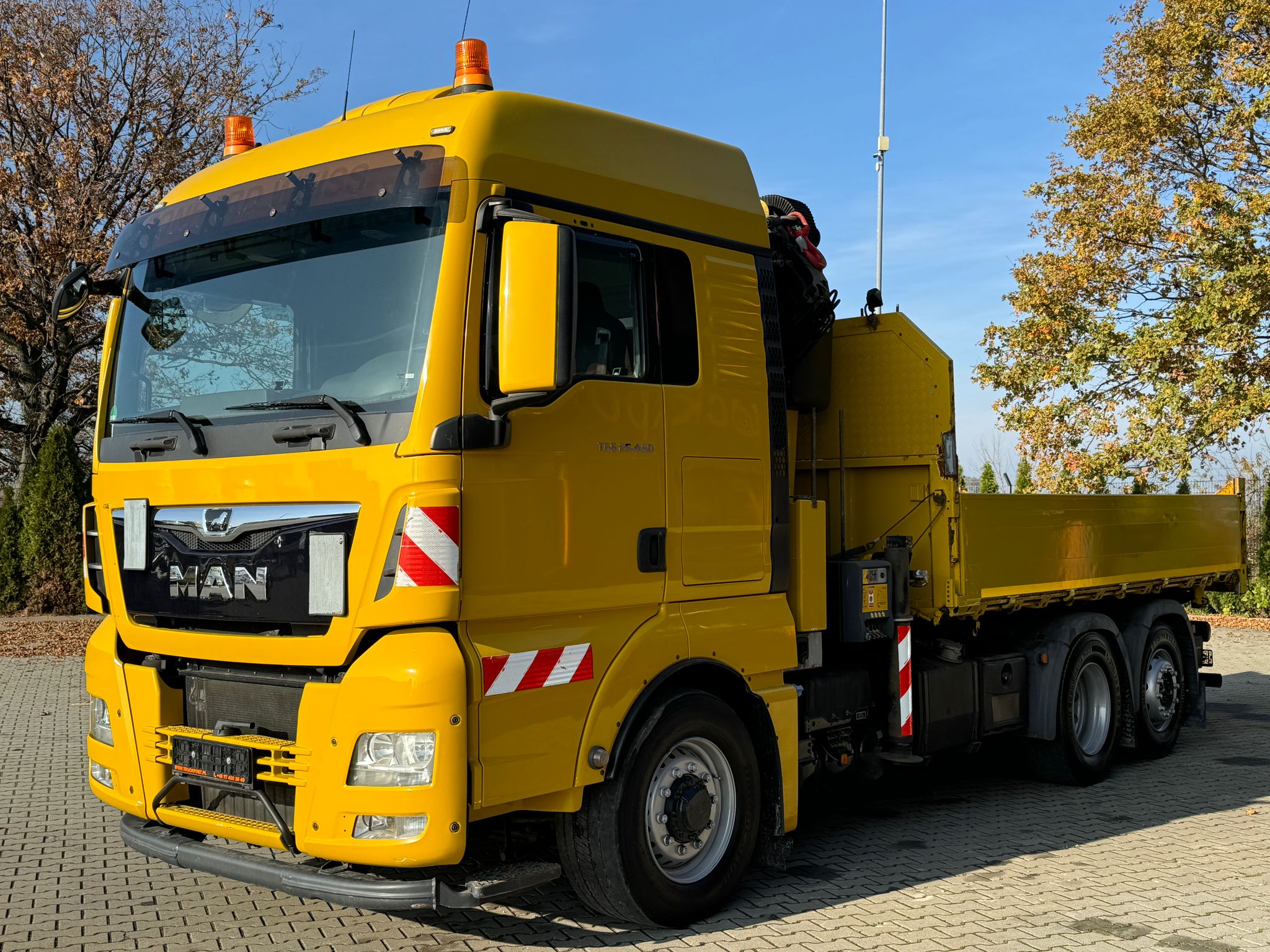 MAN TGS 26.480 6x4H-4 BL EURO6 WYWROTKA Z HDS PALFINGER